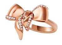Anello Damiani Donna Fiocco in Oro rosa Diamante 0.34 Ct 20068762-15 - 20068762-15